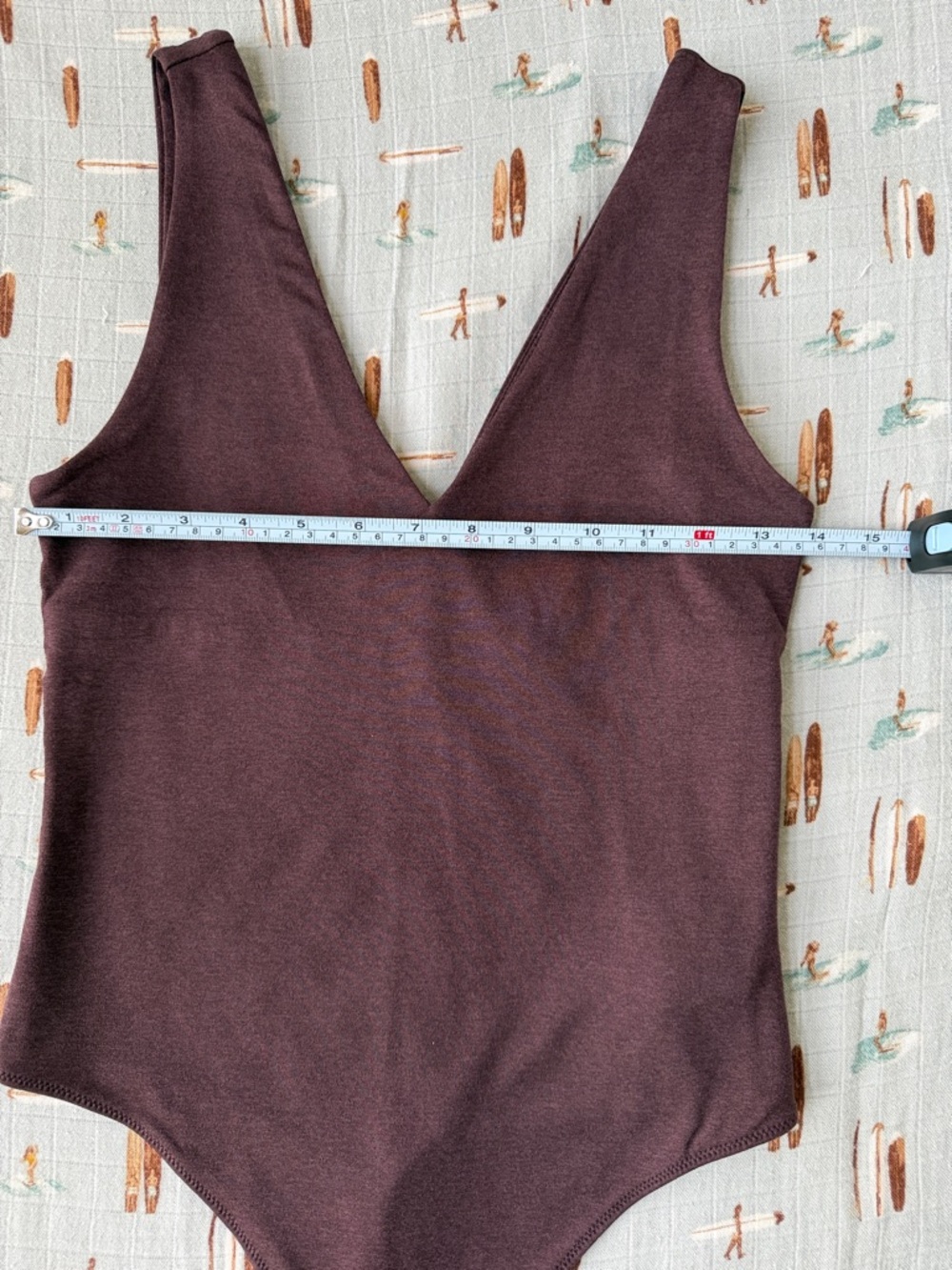 Vuori Halo Essential Bodysuit — Java Heather - Picture 7 of 8